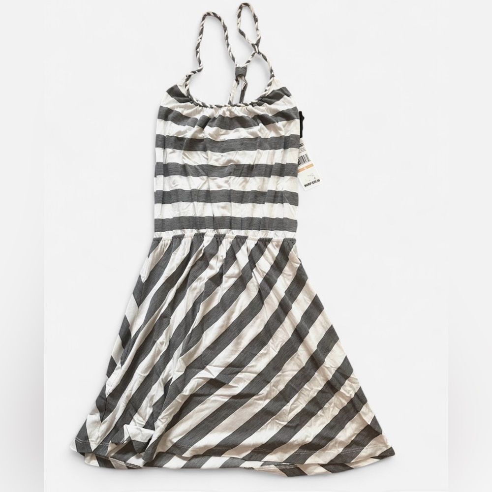 Ecko Black and White Striped Dress